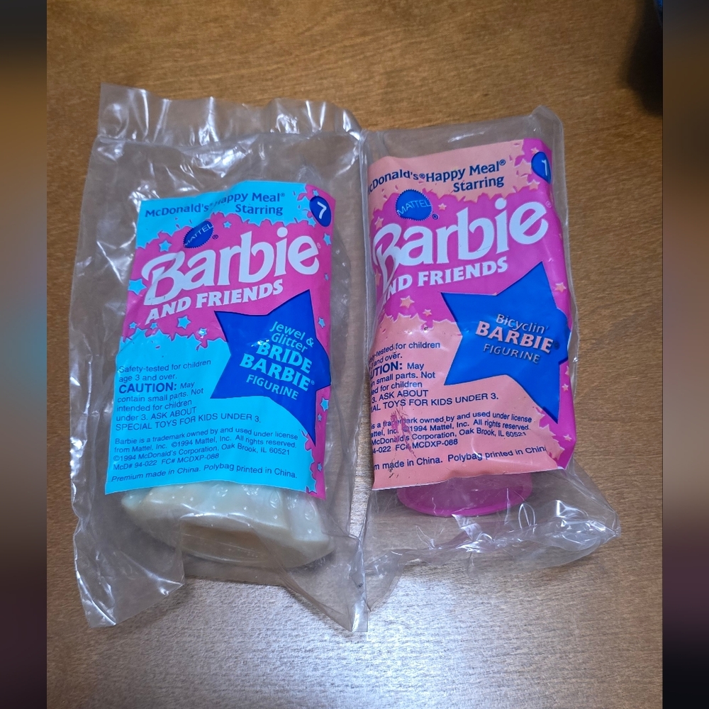 Barbie and Friends Happy Meal Toys